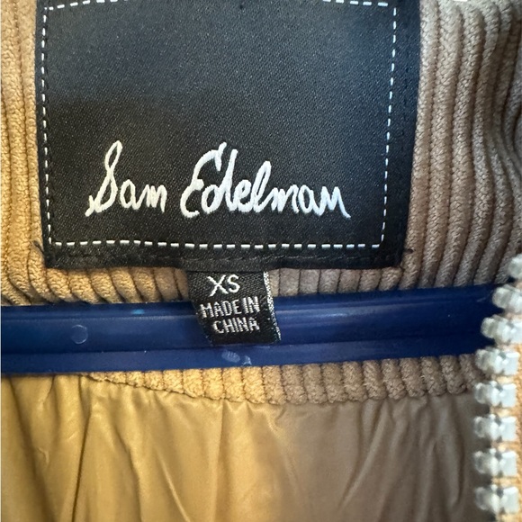 Sam Edelman Hooded Corduroy puffer coat XS - Picture 4 of 4